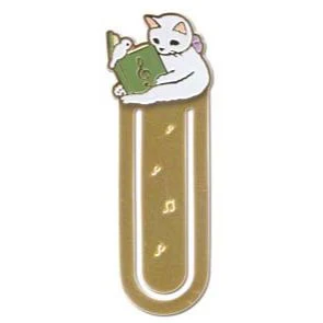 Pottering Cat Bookmarker - Brass Bookmark - Image 5