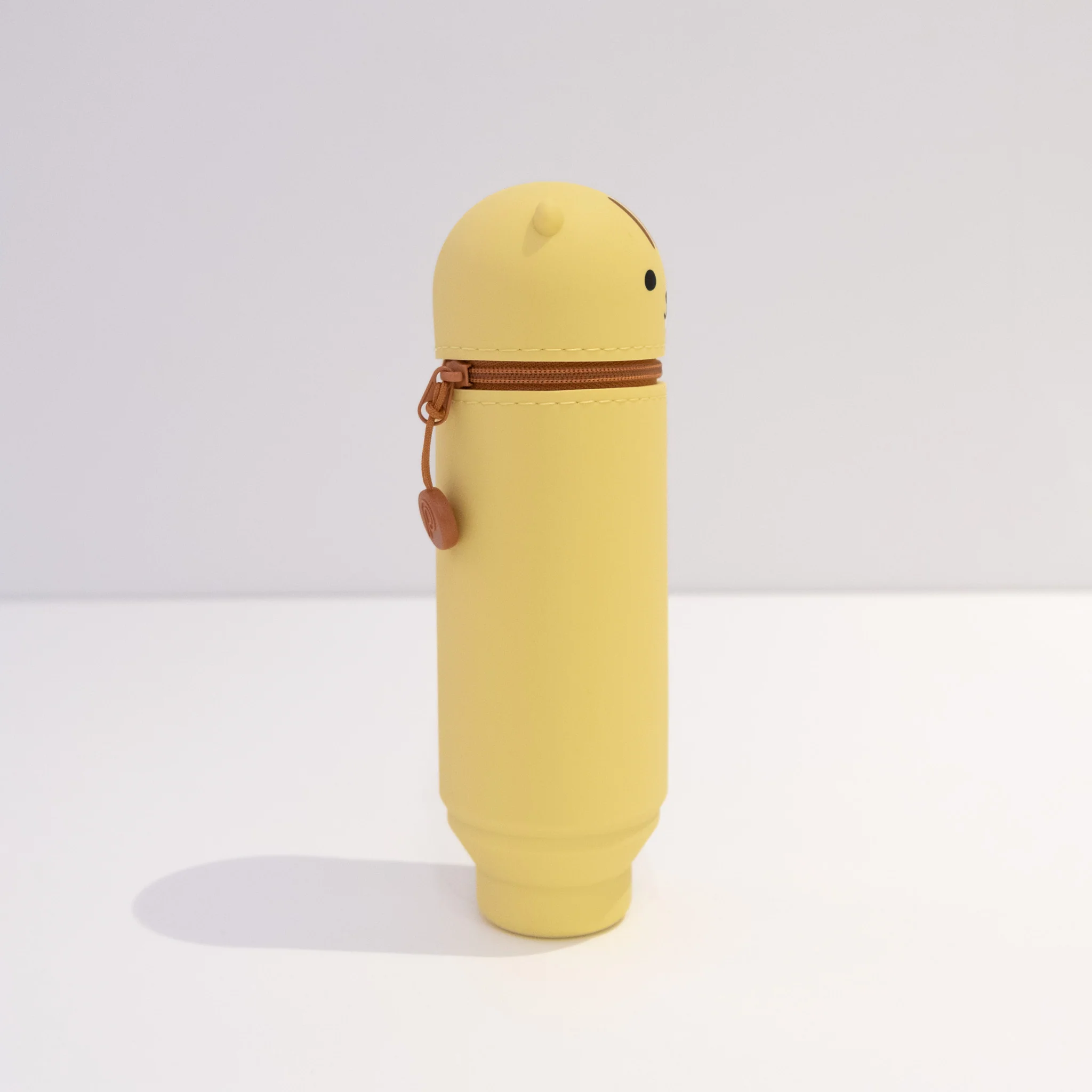 PuniLabo Stand Up Pen Case - Yellow Squirrel - Image 4