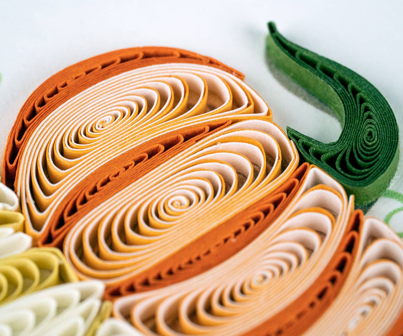 Quilled Stacked Pumpkins Greeting Card - Image 2