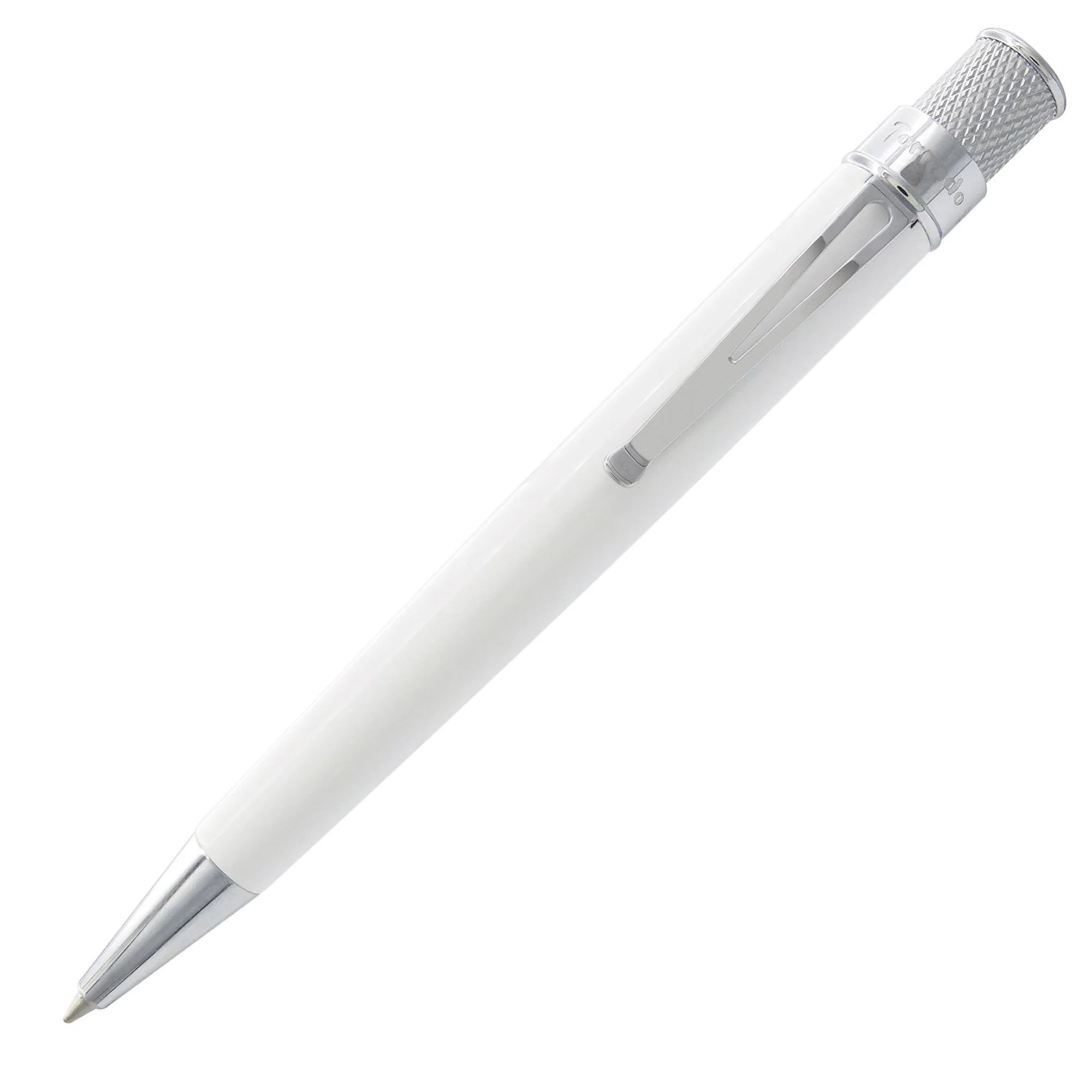Retro 51 Tornado Classic Lacquer Rollerball Pen - White Glow in the Dark - Image 2