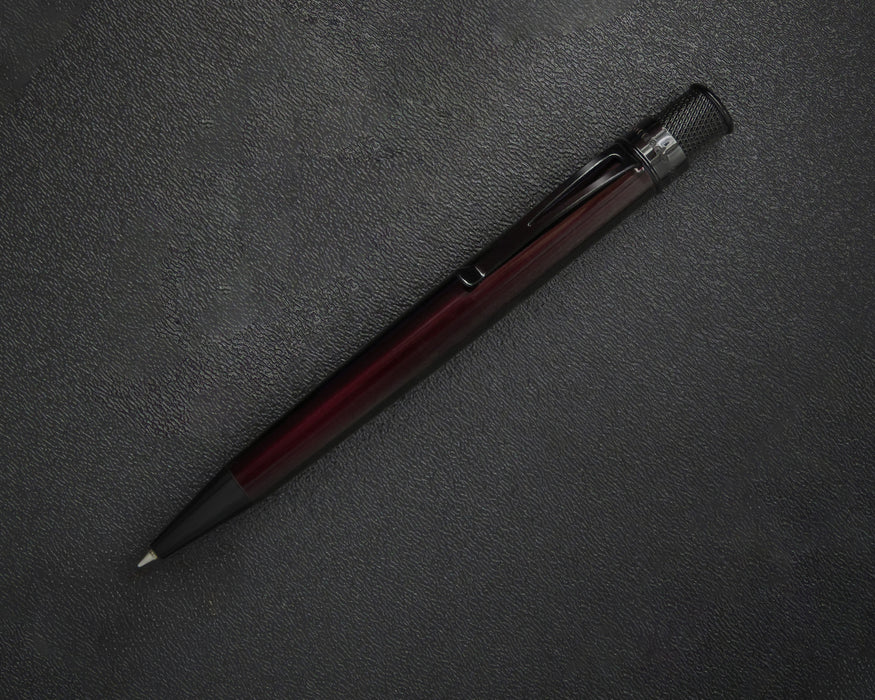 Retro 51 Tornado Stealth Rollerball Pen - Black Cherry - Image 3
