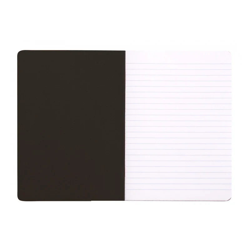 Rhodia Slim Staplebound Notebook - Lined 48 sheets - 6 x 8 1/4 - Black cover - Image 5