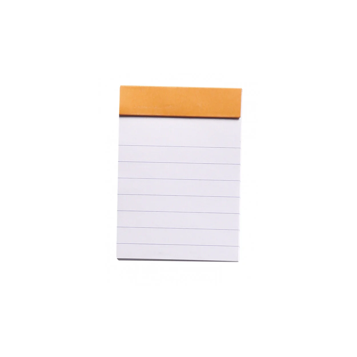 Rhodia Staplebound Notepad - Lined 80 sheets - 2 x 3 - Orange cover - Image 5