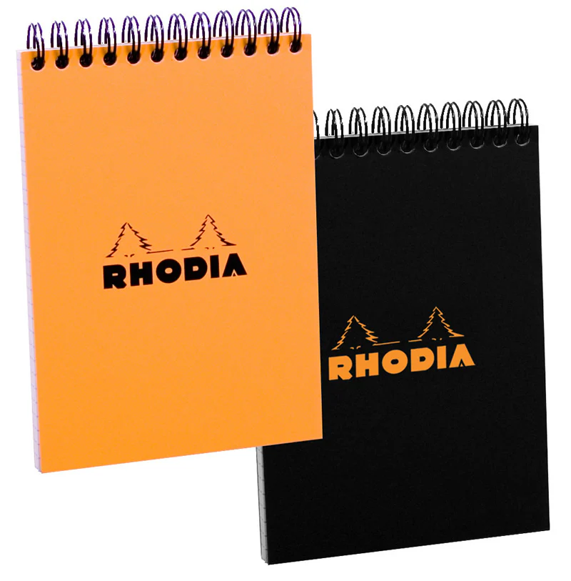 Rhodia Wirebound Notepad - Dot 80 sheets - 6 x 8 1/4 - Image 6