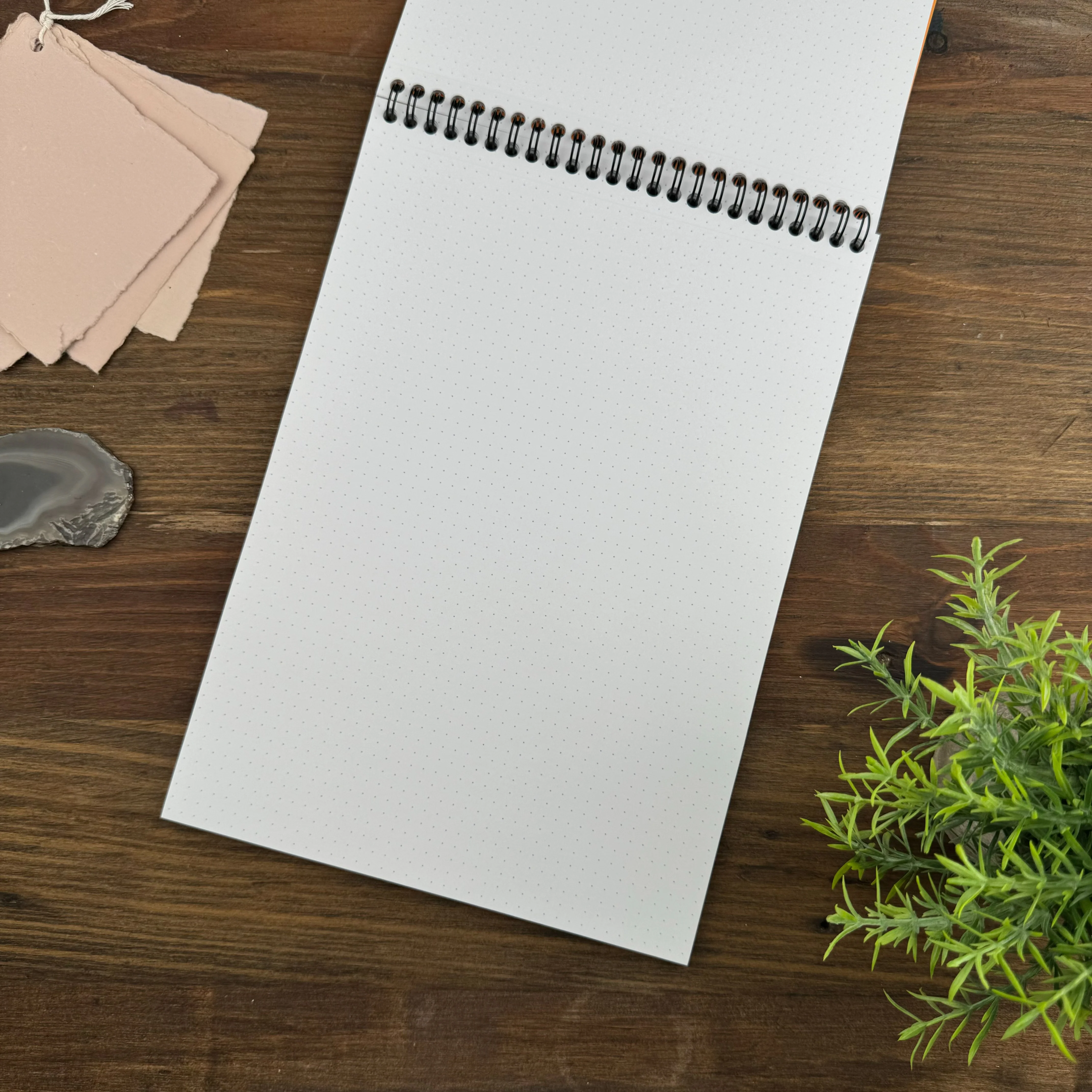 Rhodia Wirebound Notepad - Dot 80 sheets - 8 ¼ x 11 ¾ - Image 5