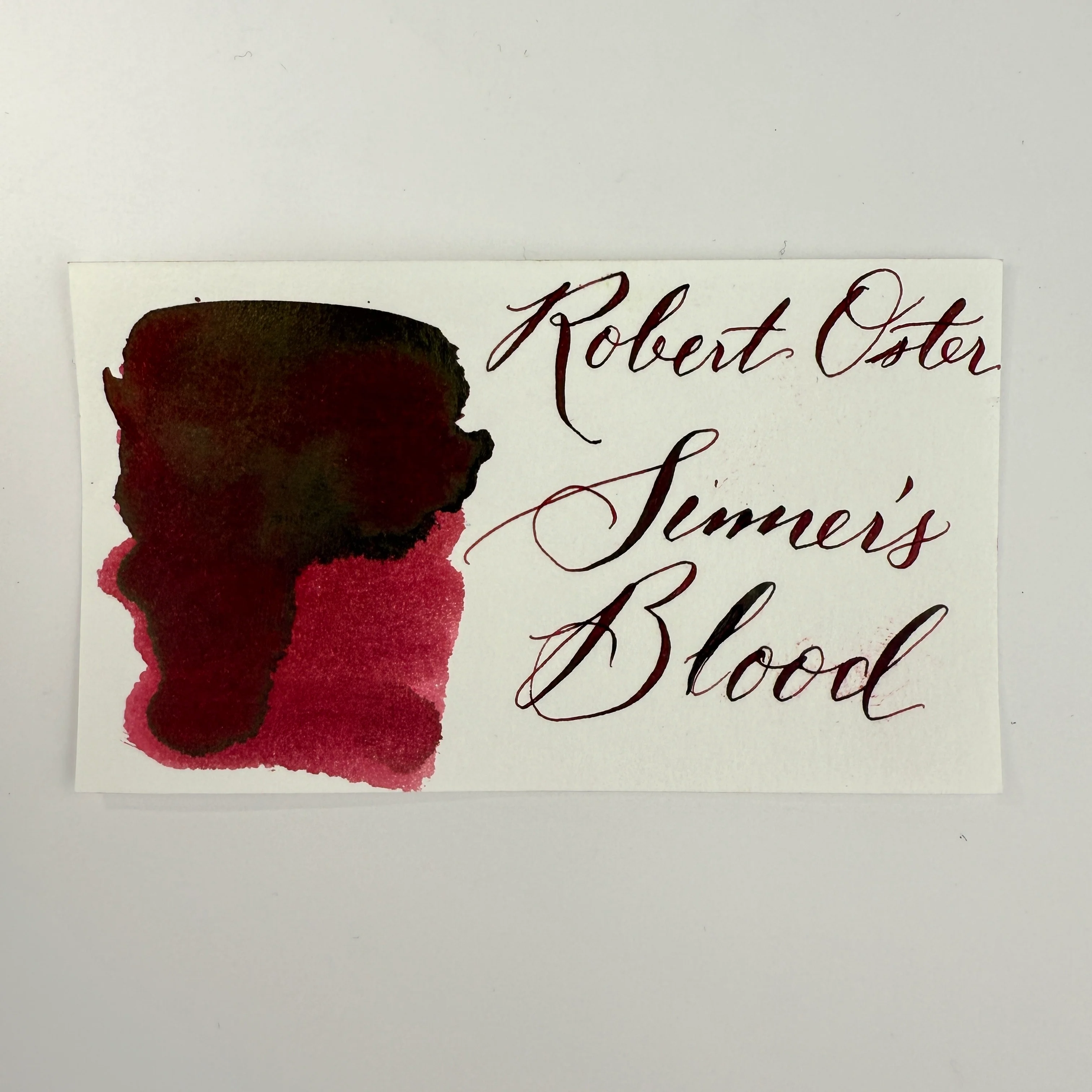 Robert Oster Sinner's Blood - 50ml Bottled Ink - Image 2
