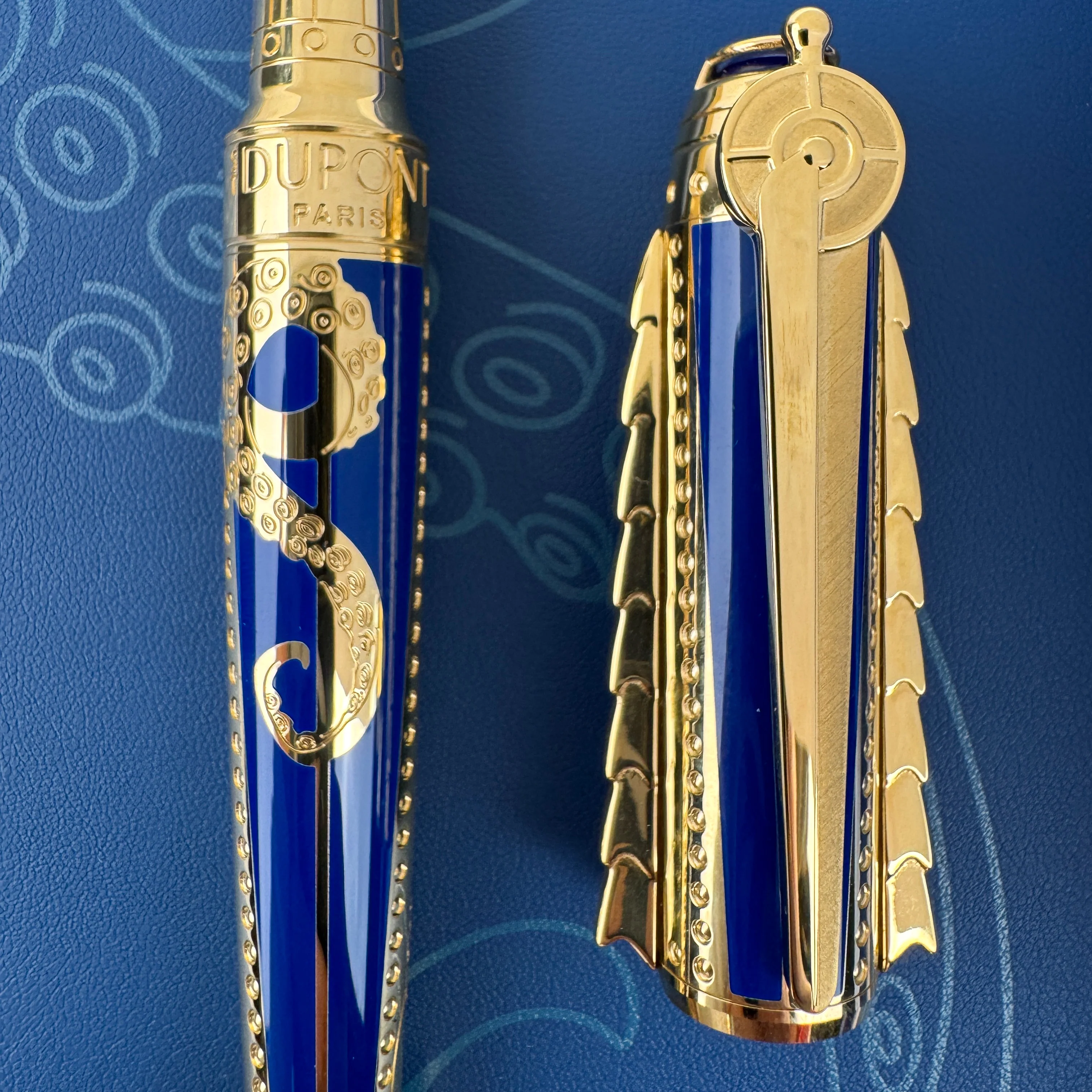 S.T. Dupont 20,000 Leagues Under the Seas Writing Instrument Set - Blue Gulf Stream - Image 5