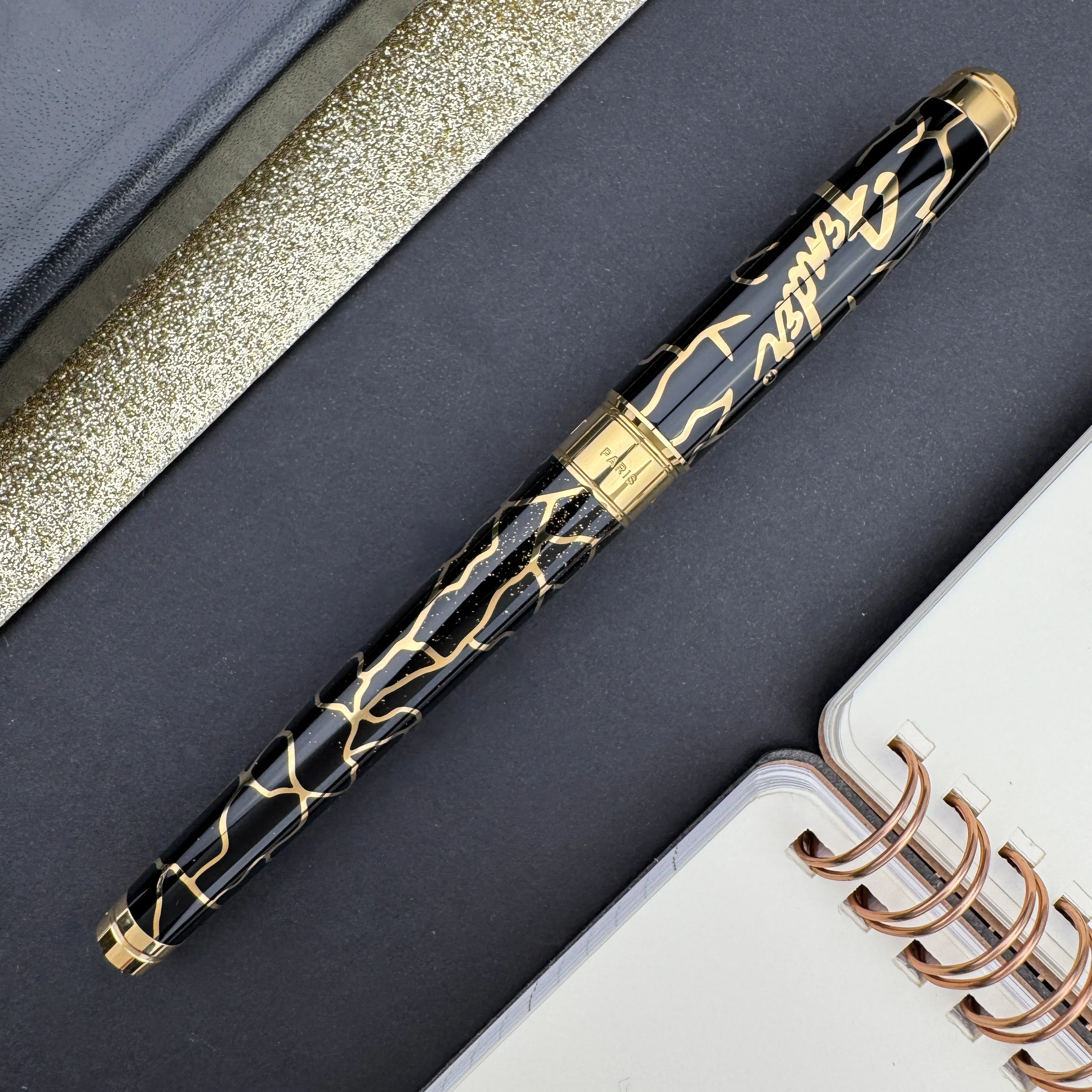 S.T. Dupont Fender Line D Large Fountain Pen - Black - Image 3