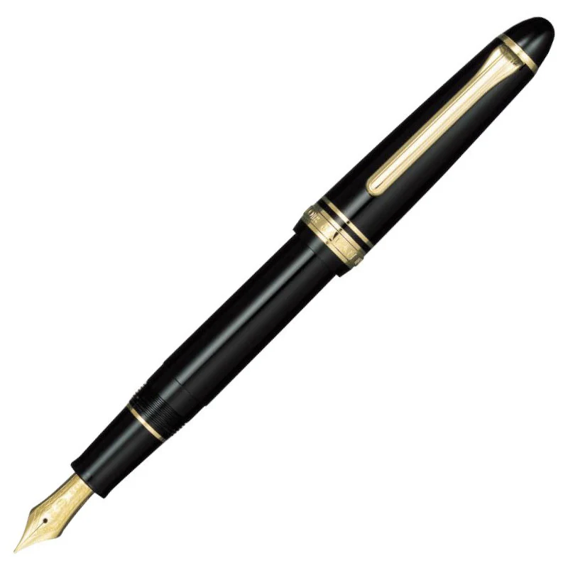 Sailor 1911S Fountain Pen - Black w/ Gold - Image 4