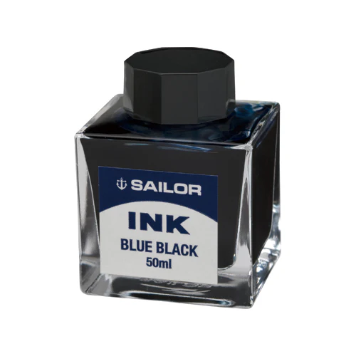 Sailor Blue/Black - 50ml Bottled Ink - Image 2