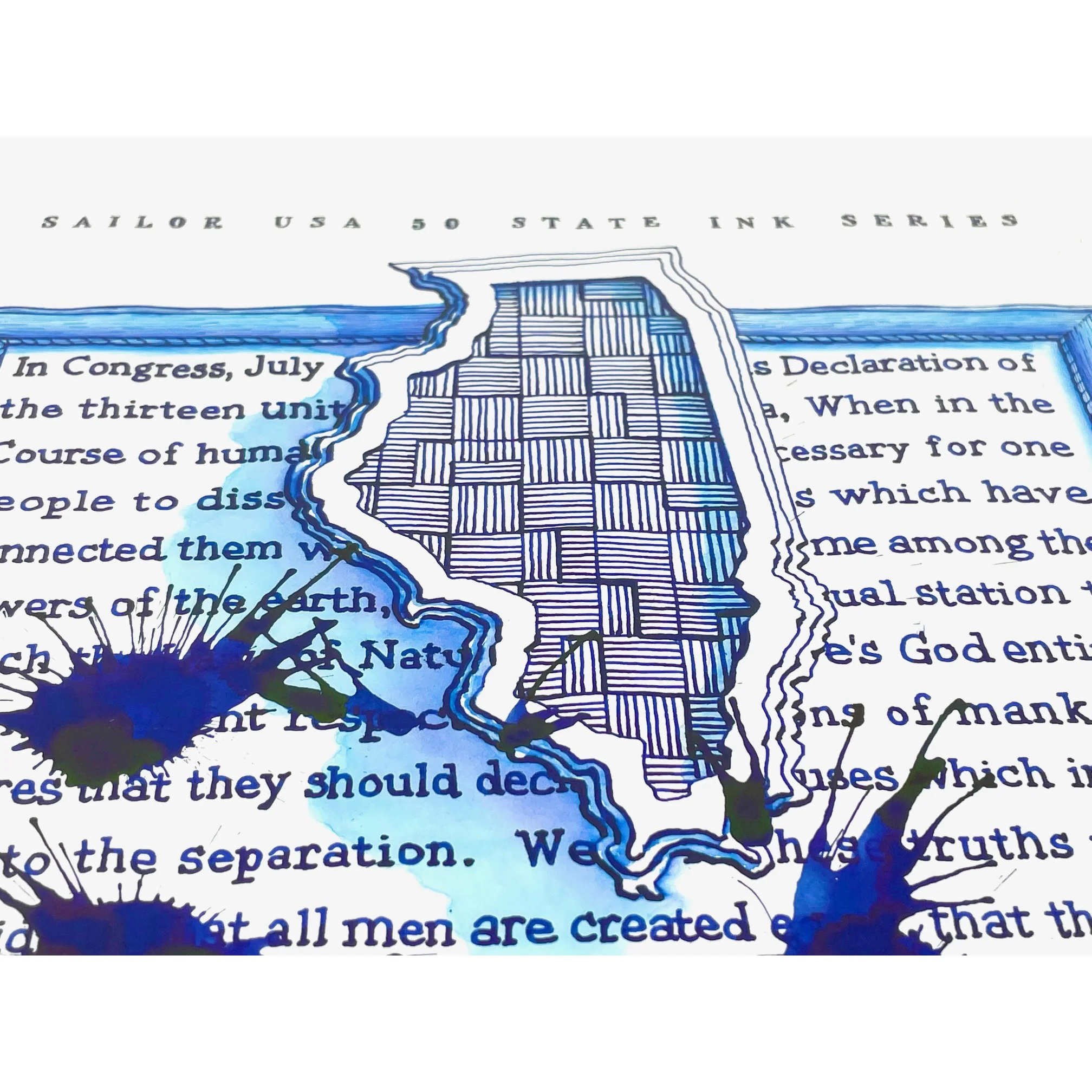 Sailor USA Illinois - 20ml Bottled Ink - Image 4