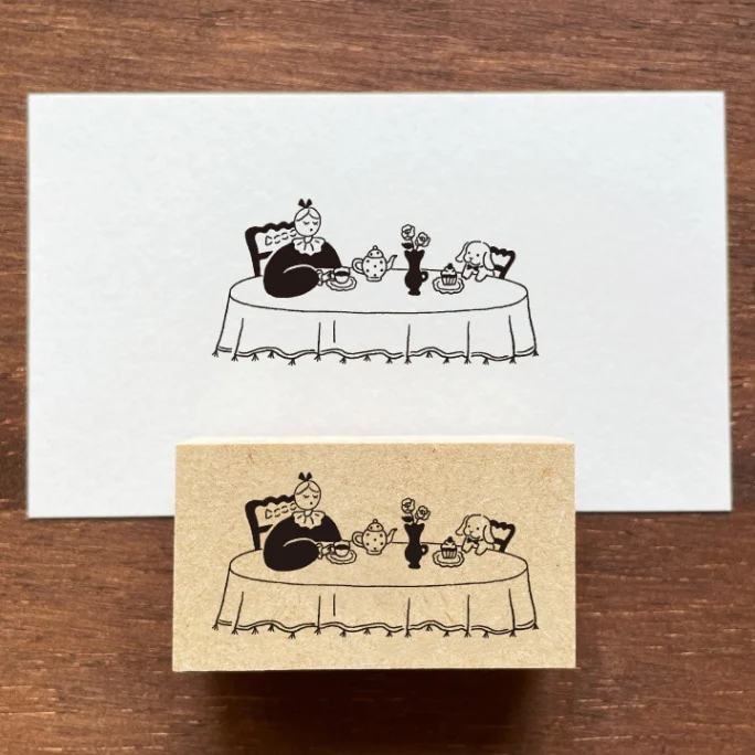 Stamp Marché Marle Stamp - Dollish Tea Time