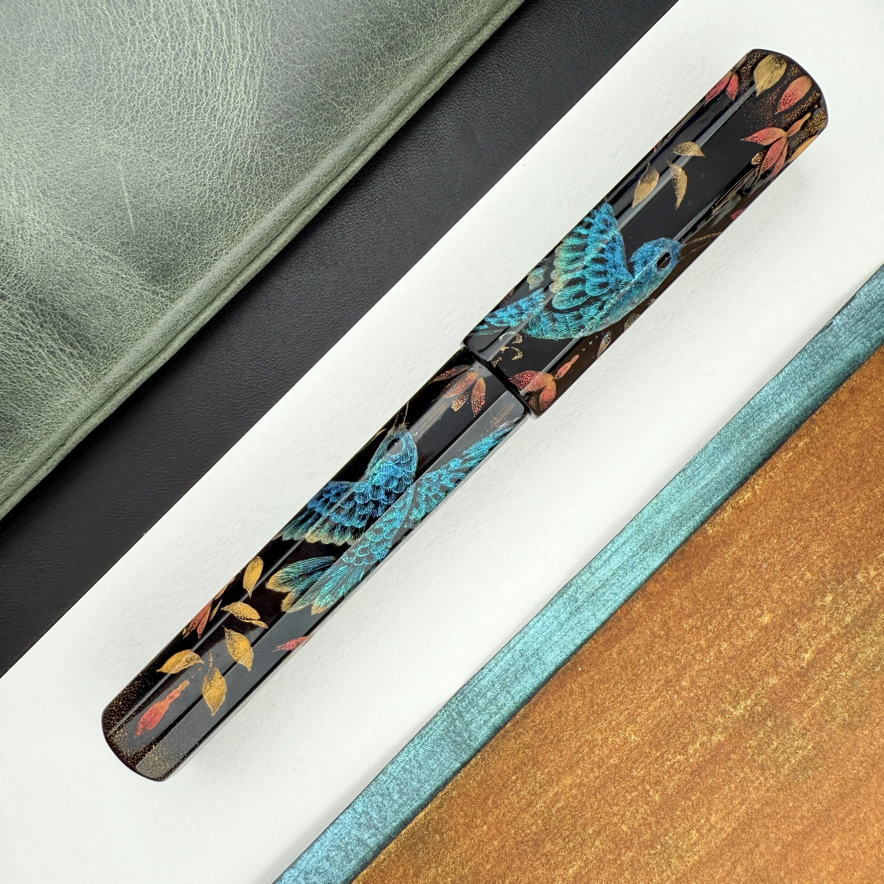 TACCIA Palisades Octagonal Fountain Pen - Chinkin Hummingbird (Limited Edition) - Image 2