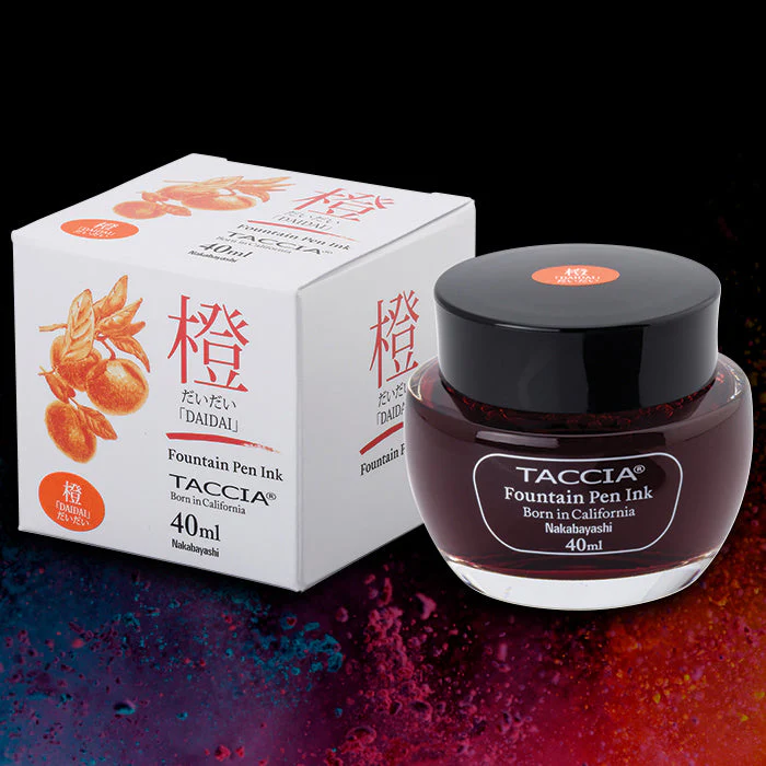 Taccia Sunao-Iro 40ml Bottled Ink - Daidai - Image 4