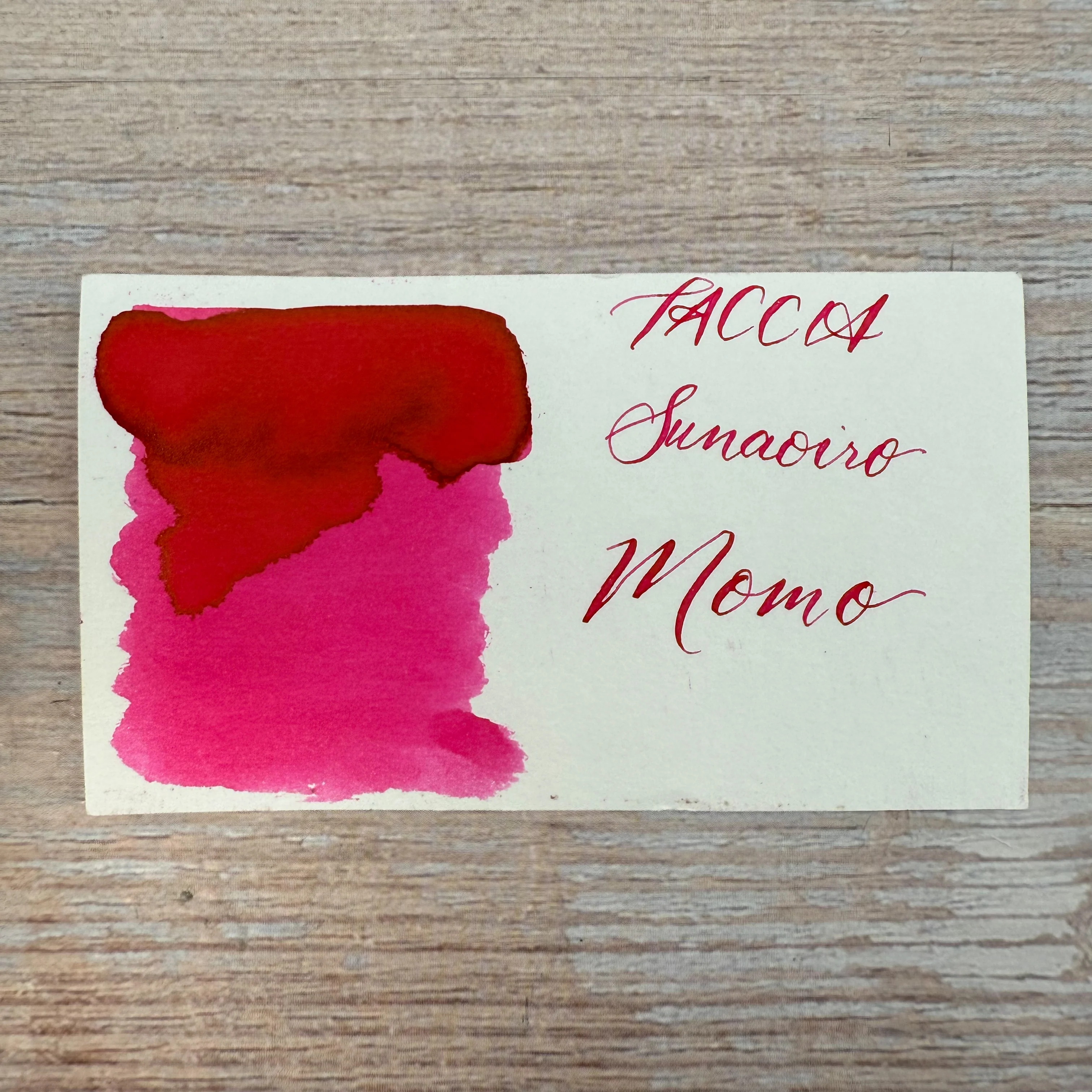 Taccia Sunao-Iro 40ml Bottled Ink - Momo