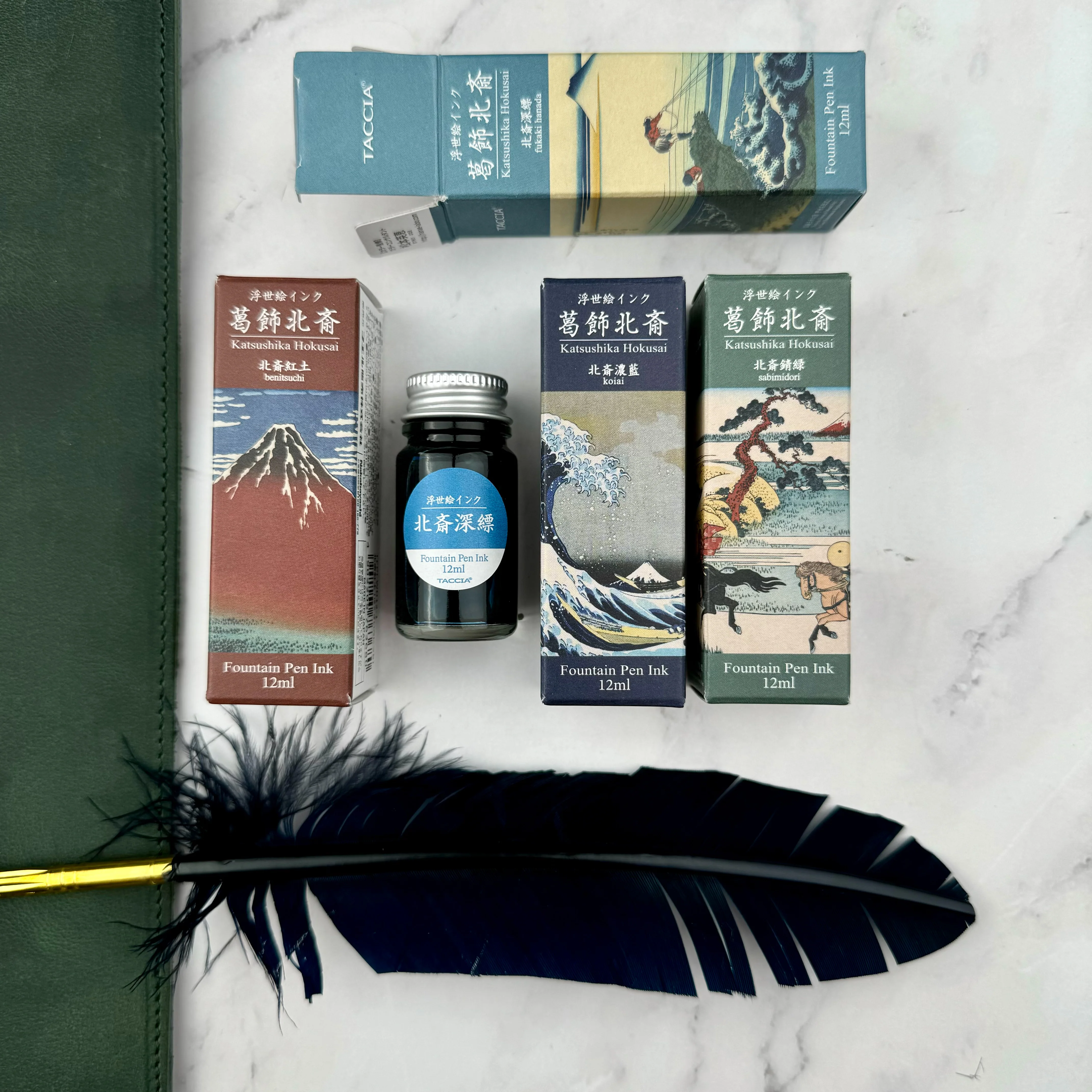Taccia Ukiyo-E Bottled Ink - Hokusai Set - Image 2