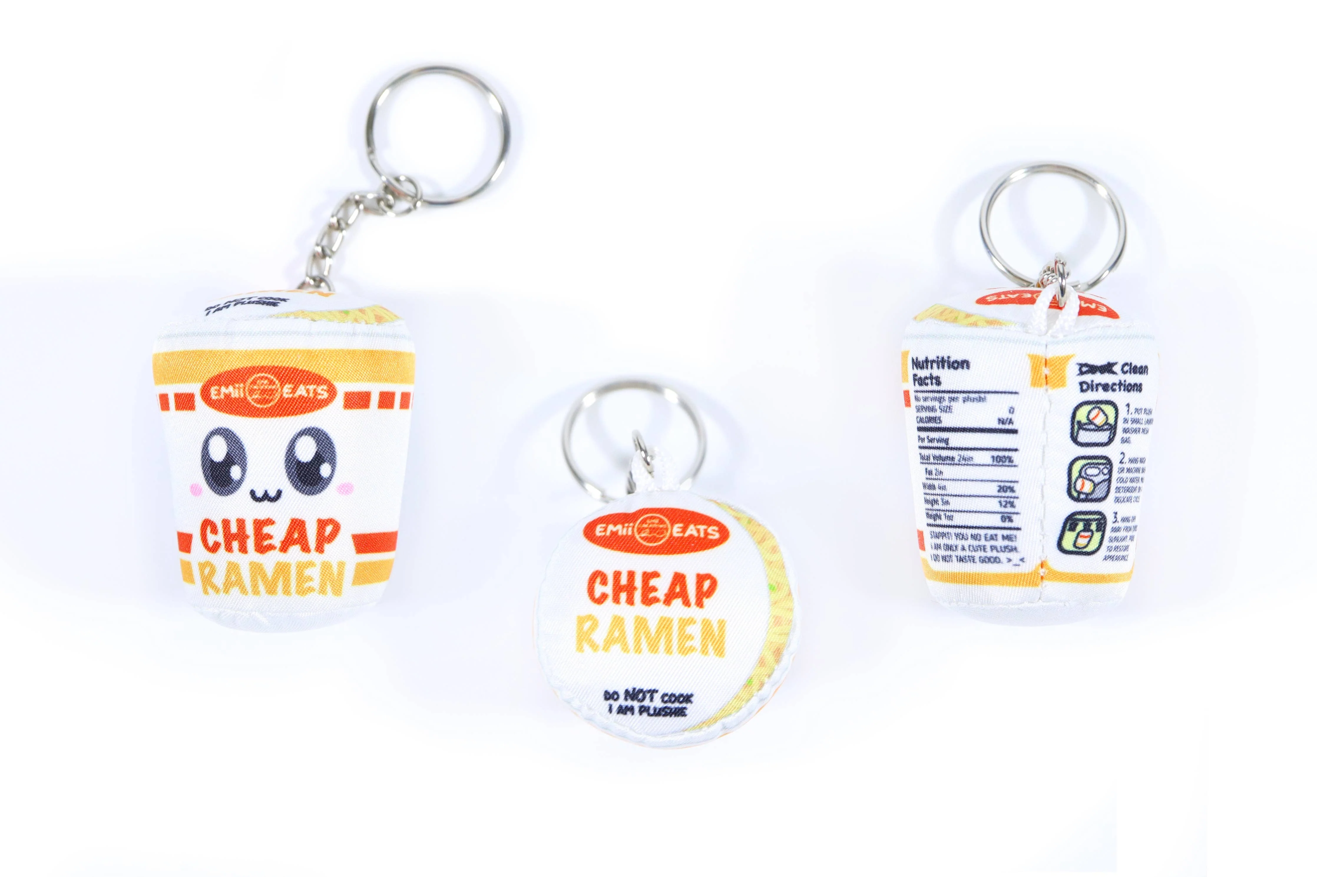 Tiny Cup Noodle Plush Keychain - Image 5