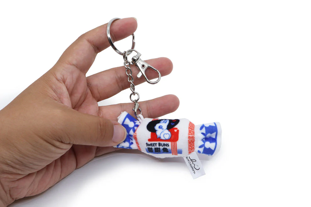 Tiny Sweet Bunny Candy Plush Key & Bag Charm - Image 3