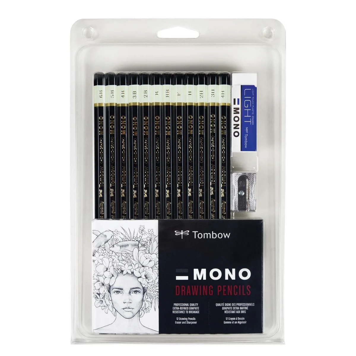 Mono Professional Drawing Pencils (Set of 12)