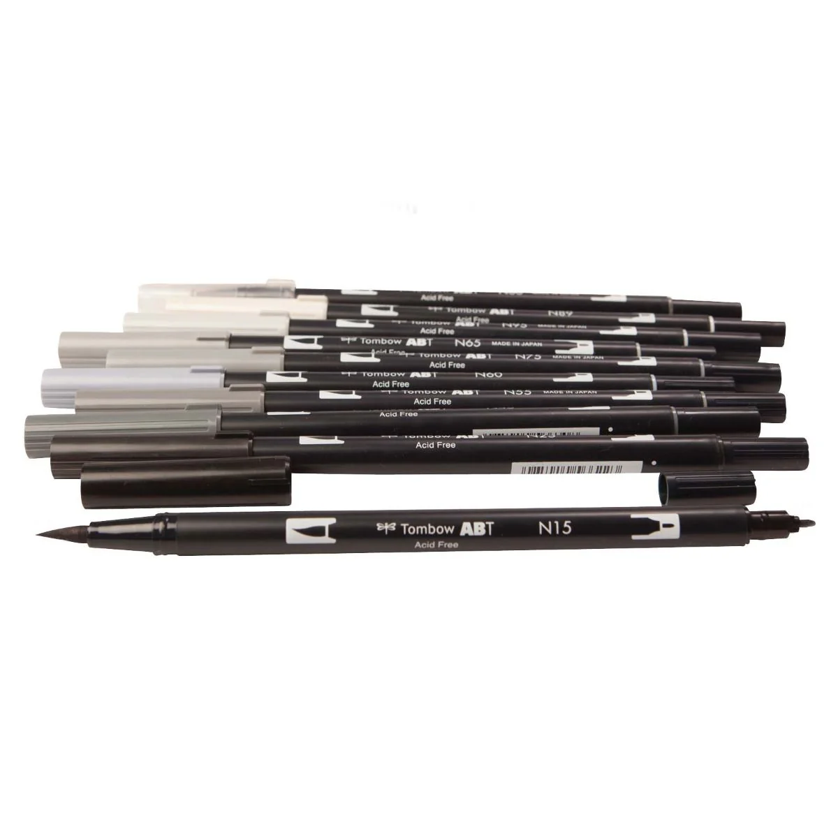Tombow Dual Brush Marker - Grayscale Palette - Image 2