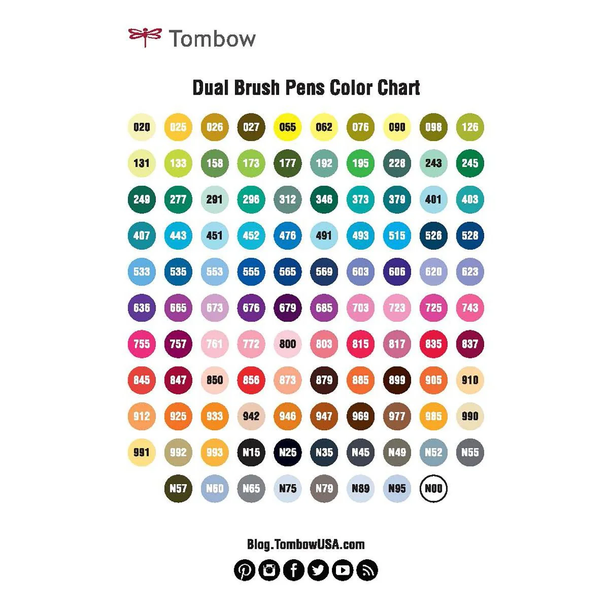 Tombow Dual Brush Marker - Pastel Palette - Image 9