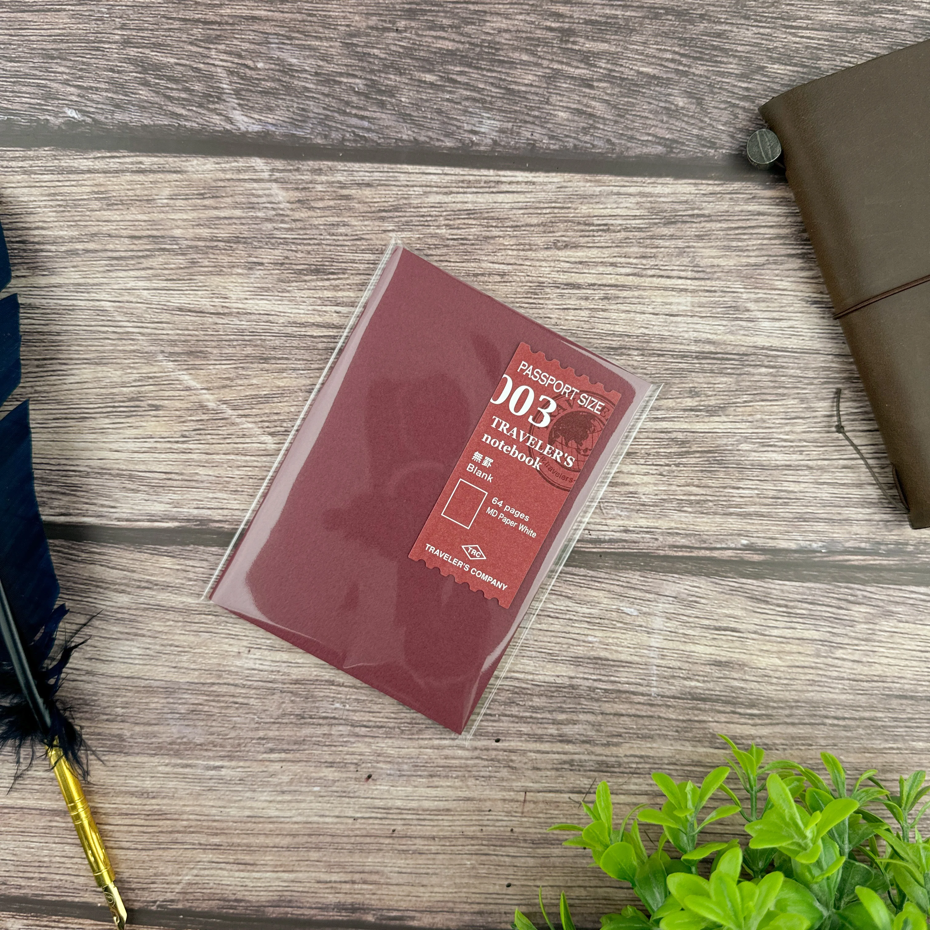 Traveler's Blank Notebook Refill - Passport Size