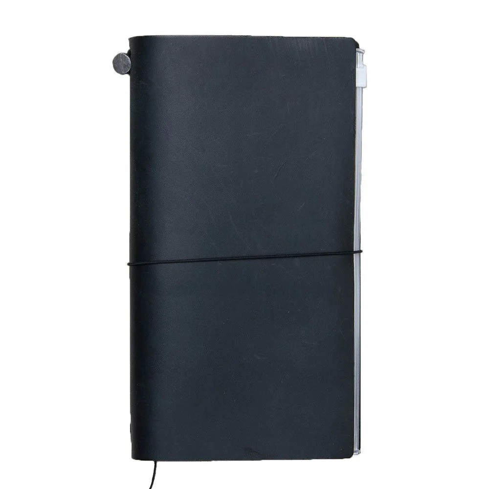 Traveler's Leather Notebook - Regular Size - Black - Image 6