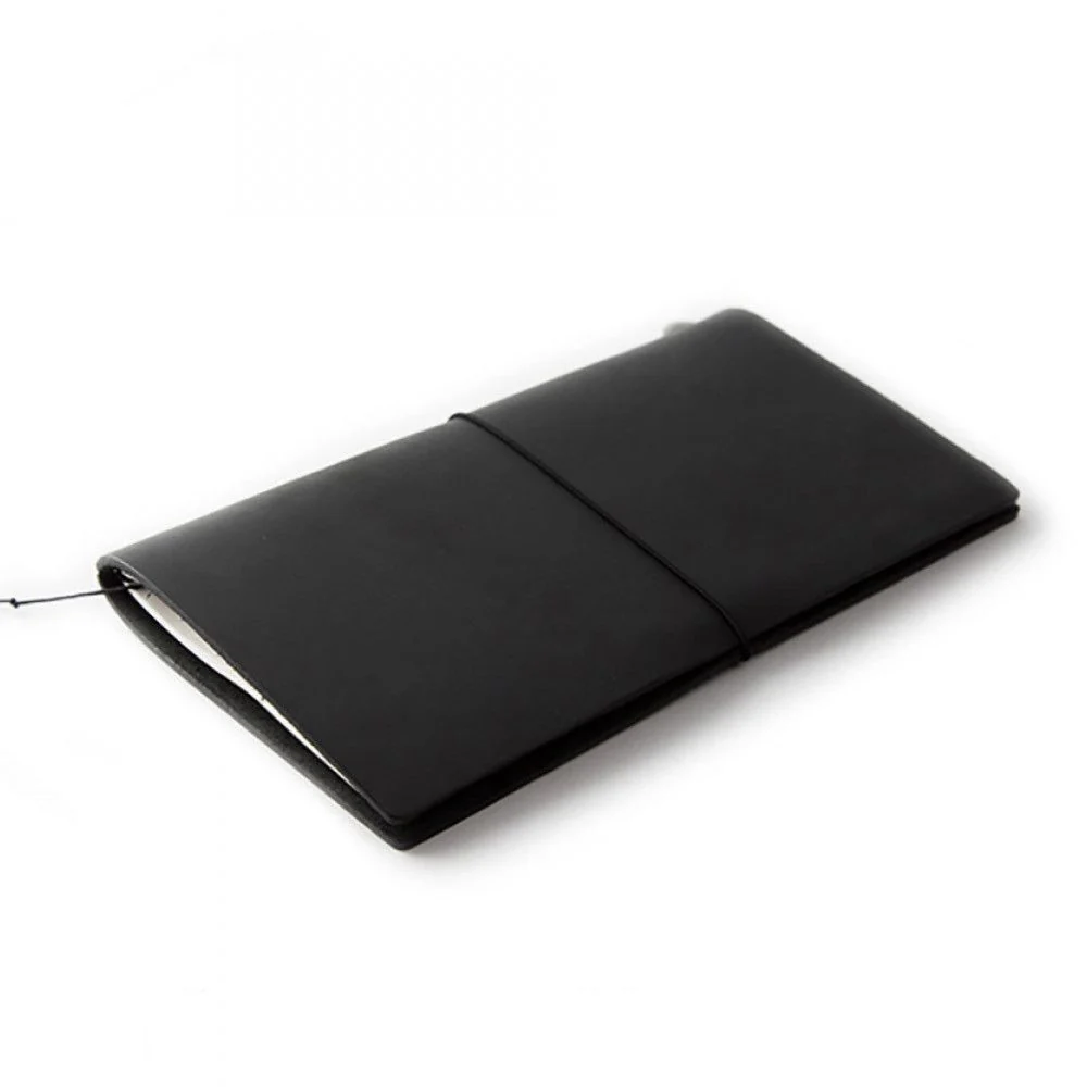 Traveler's Leather Notebook - Regular Size - Black - Image 7