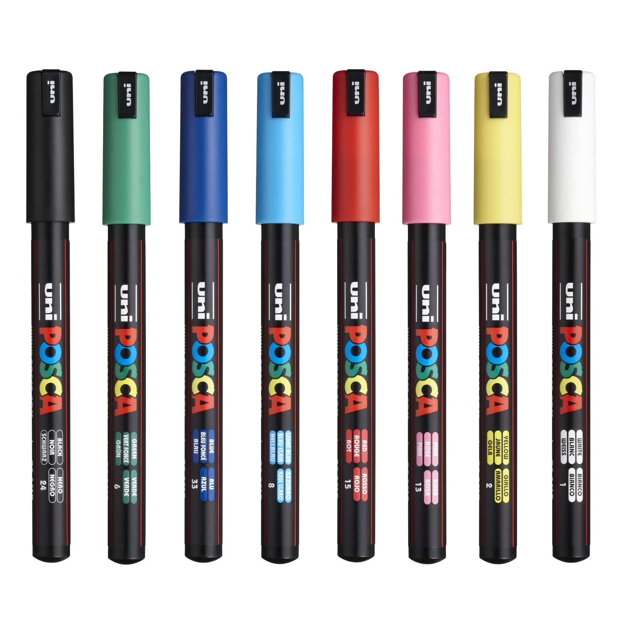 Uni POSCA PC-1MR Water-Based Paint Markers (8 Pack) - Image 3