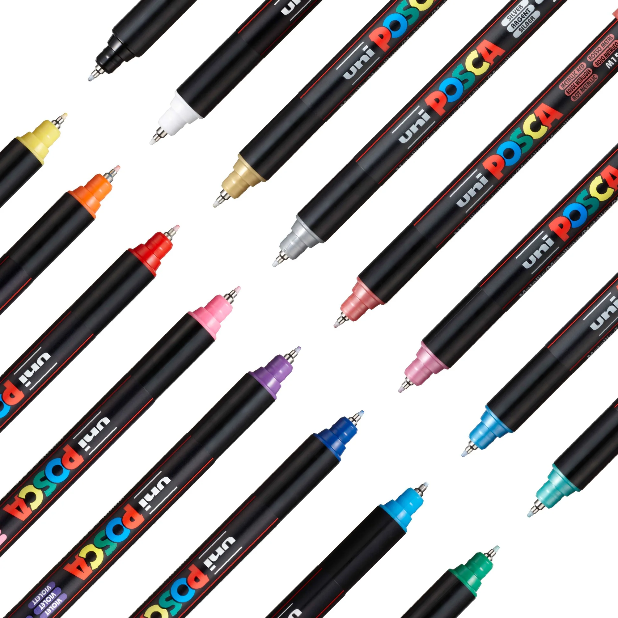 Uni POSCA PC-1MR Water-Based Paint Markers (8 Pack) - Image 4
