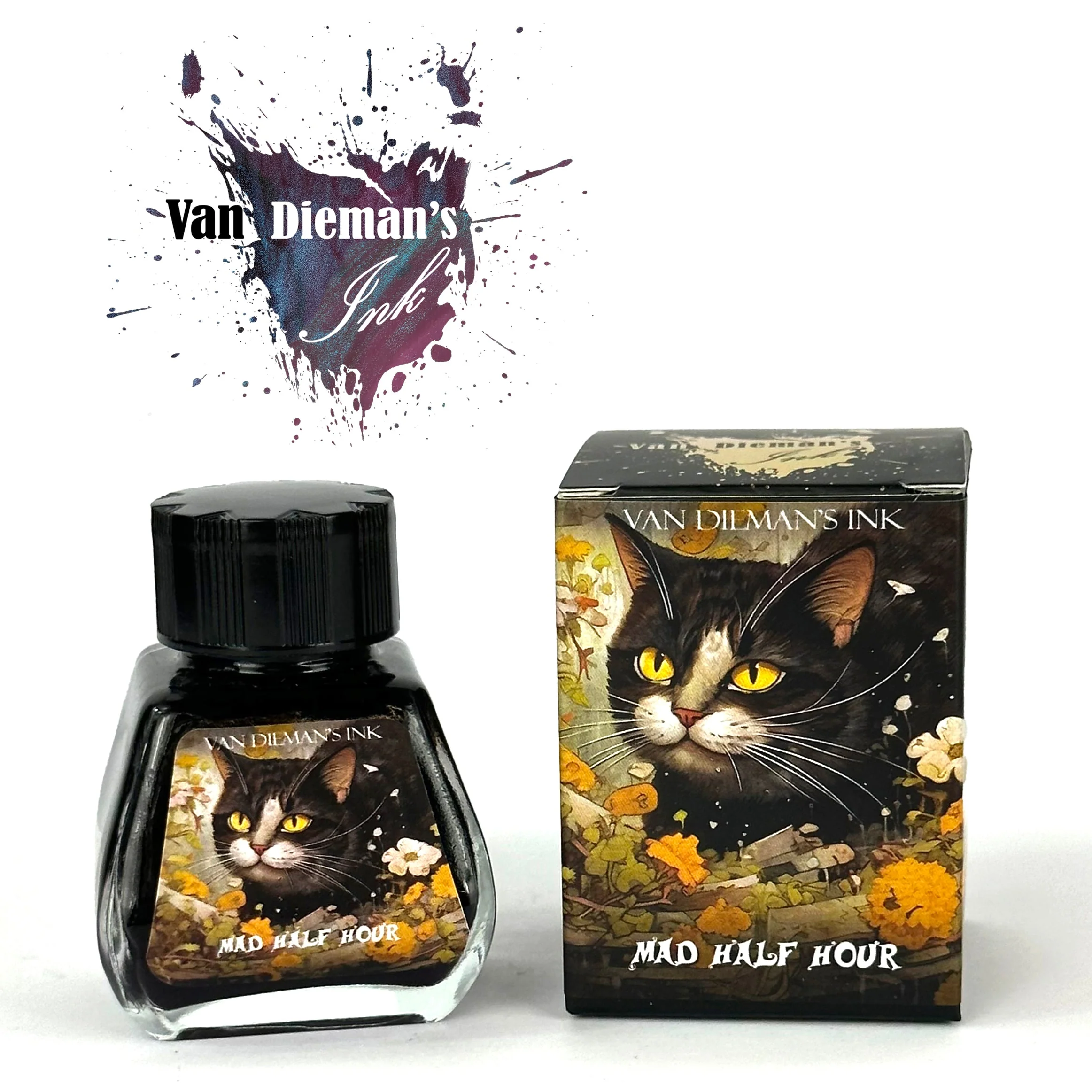 Van Dieman's Feline - Mad Half Hour Shimmering 30ml Bottled Ink - Image 2