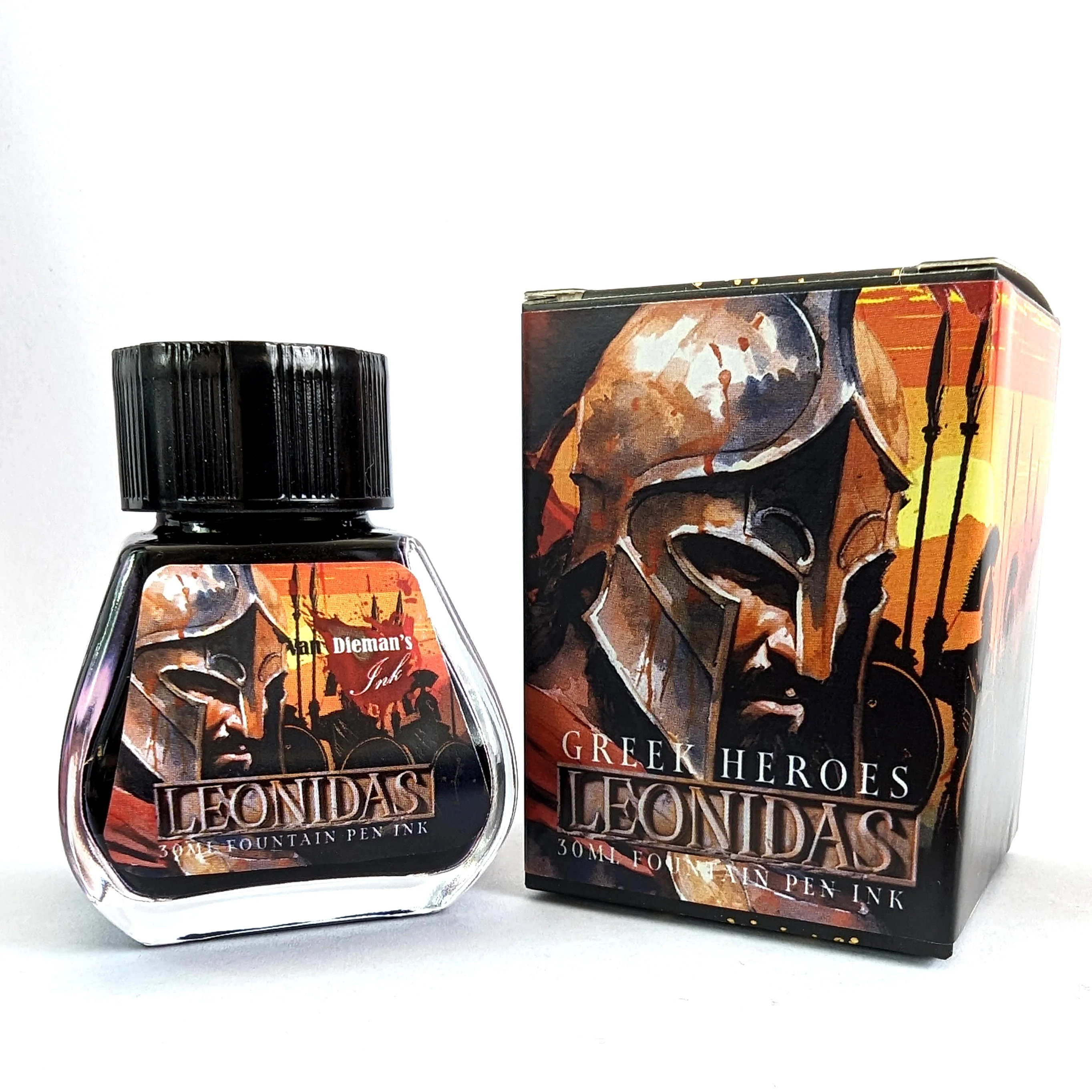 Van Dieman's Greek Heroes - Leonidas 30ml Bottled Ink - Image 2