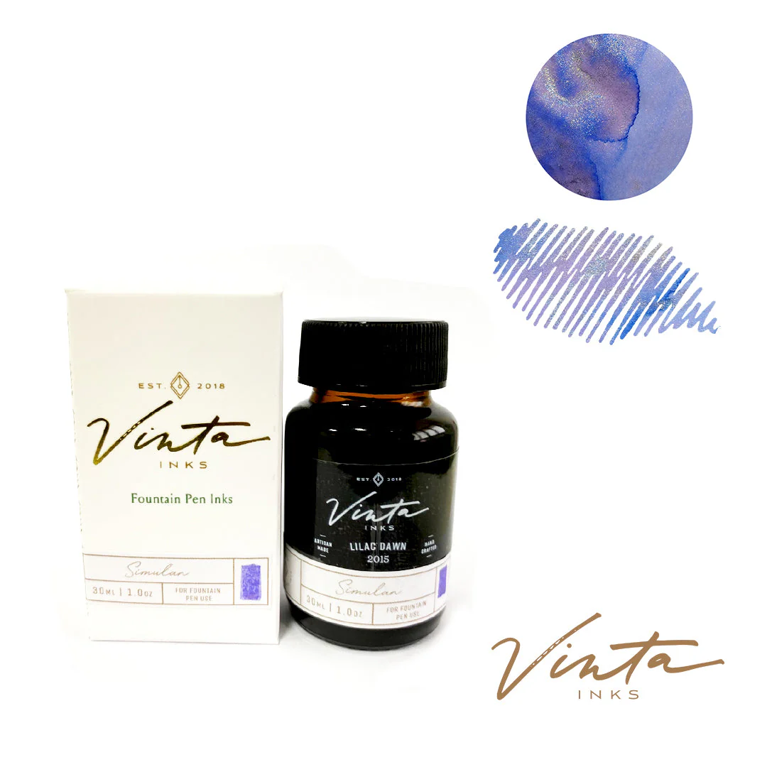 Vinta Lilac Dawn (Simulan 2015) - 30ml Bottled Ink - Image 2