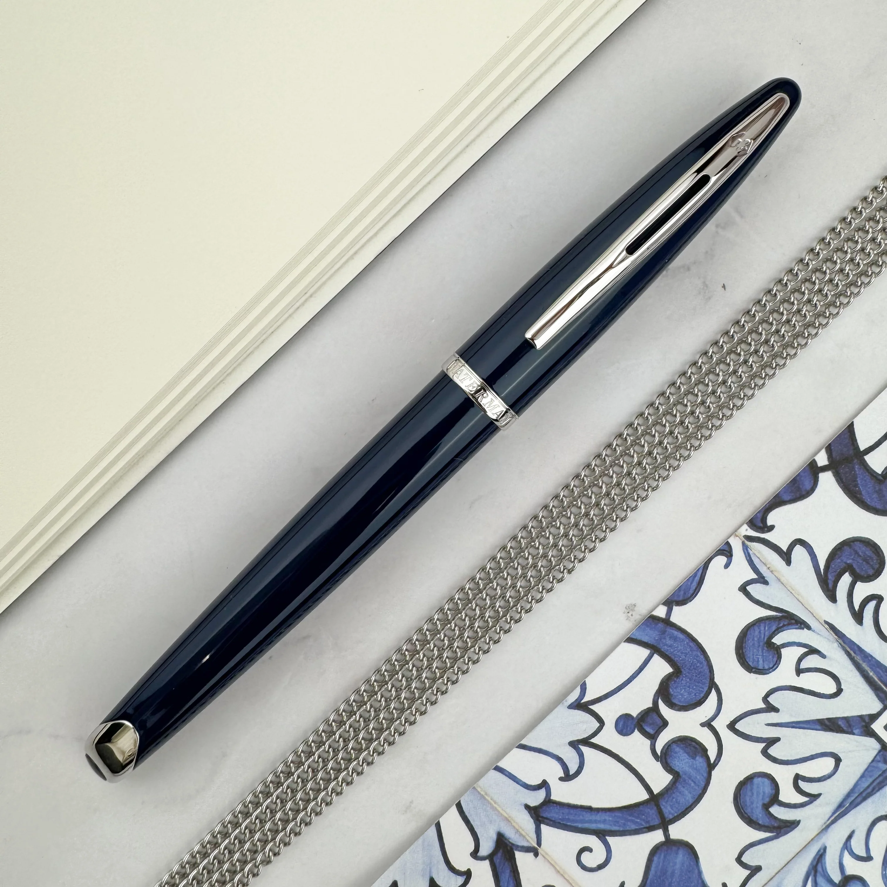 Waterman Carene Fountain Pen - Blue - Image 2