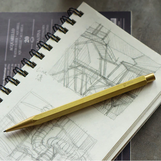 ystudio Classic Sketching Pencil - Brass - Image 2
