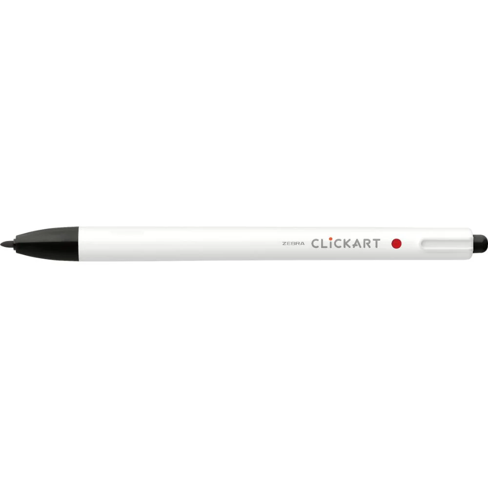 Zebra ClickArt Retractable Marker Pen - .6mm - Image 3